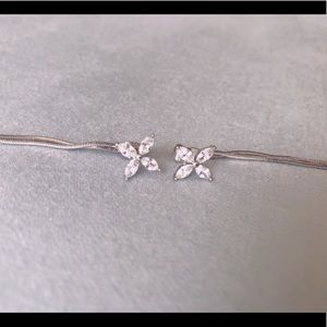 Sterling silver earrings/ ear-drops